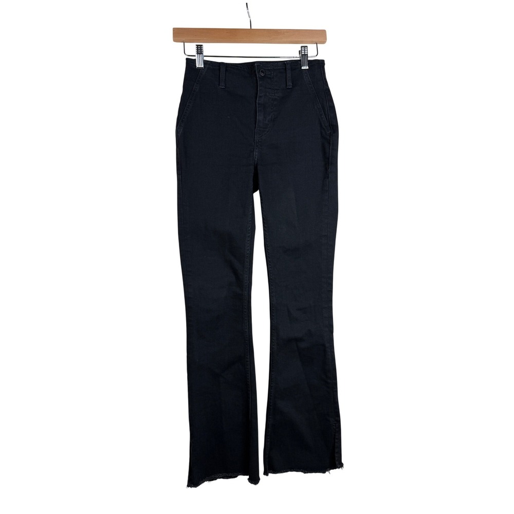 We The Free Women's Black Flare Denim Jeans Size 26 High Rise‎